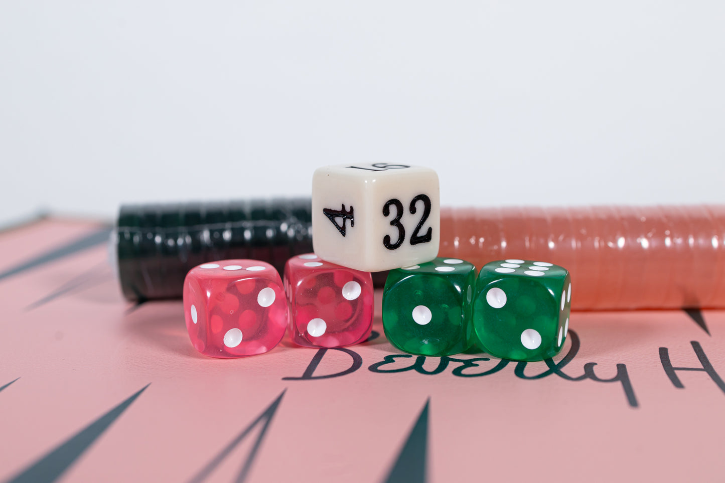 Beverly Hills Leather Backgammon Board
