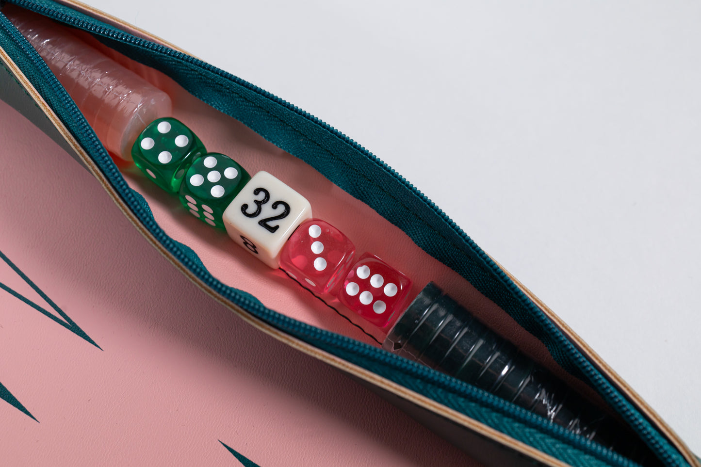 Beverly Hills Leather Backgammon Board