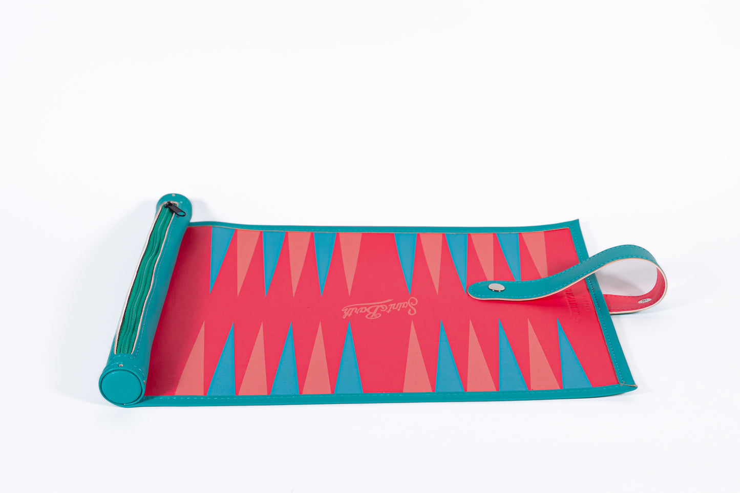 Saint Barths Leather Backgammon Board