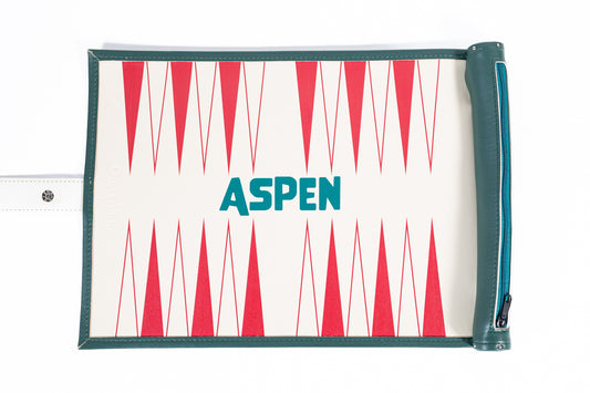 Aspen Leather Backgammon Board